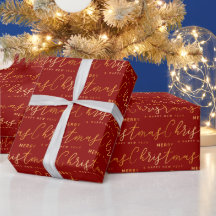 Gold- und Rot-Weihnachten Wortkunst