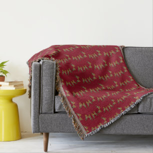 Gold und schwarze Schmetterlinge Decke