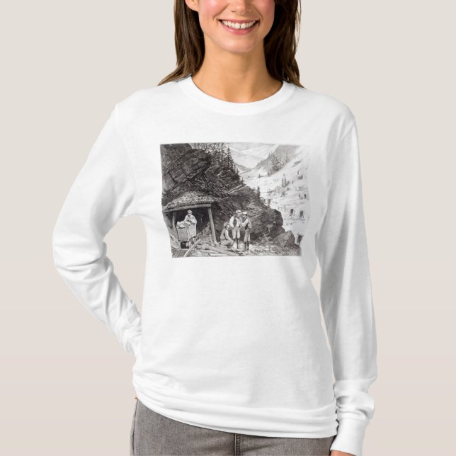 Gold-und Silber-Bergbau T-Shirt (Vorderseite)
