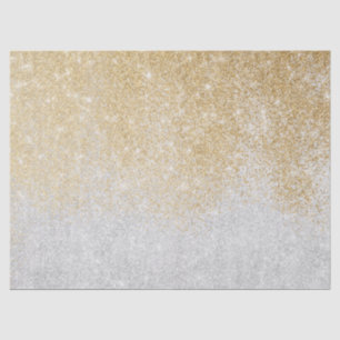 Gold und Silber Glitzer Ombre Luxury Design Seidenpapier