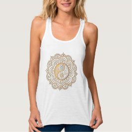 Gold- und Silber-Mandala Tank Top