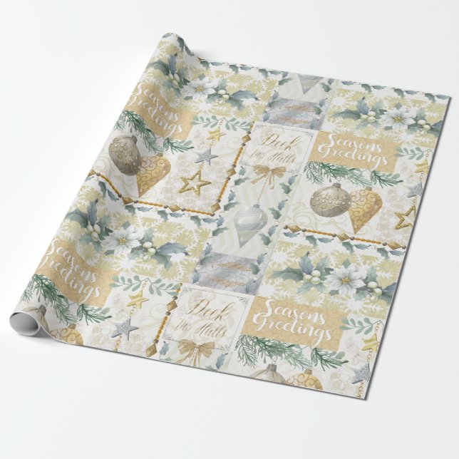 Gold-und Silber-metallische Geschenkpapier (Ungerollt)