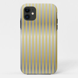Gold und Silber (Streifen) Case-Mate iPhone Hülle