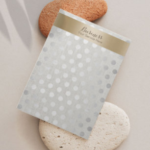 Gold- und Silberdots-Leinenvorführung