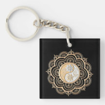 Gold- und Silbermandala
