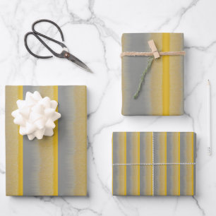 Gold- und Silbermontage Geschenkpapier Set