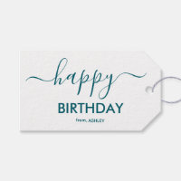 Gold und Weiß Casual Script Type Alles Gute zum Ge