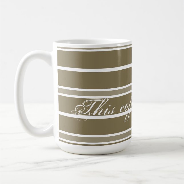 Gold und Weiß der Moderne Kaffeetasse (Links)