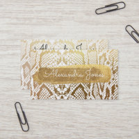Gold und Weiß Glitzer und Schlangenhaut