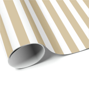 Gold und weiße Weihnachtscreme Geschenkpapier