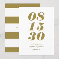 Gold und White Bold Italienische Typografie Modern