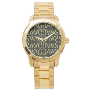 Gold, unisex, swag, watch zum verkauf ! armbanduhr