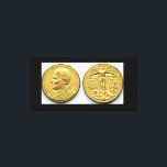 GOLD VATIKANISCHE MÜNZEN MIT POPE JOHN PAAUL ii Leinwanddruck<br><div class="desc">GOLD VATIKANISCHE MÜNZEN MIT POPE JOHN PAUL II</div>