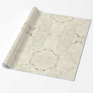 Gold Vein Classic Marmor Gotische Kunst Print Geschenkpapier