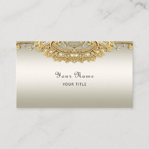Gold Verzierte Visitenkarte