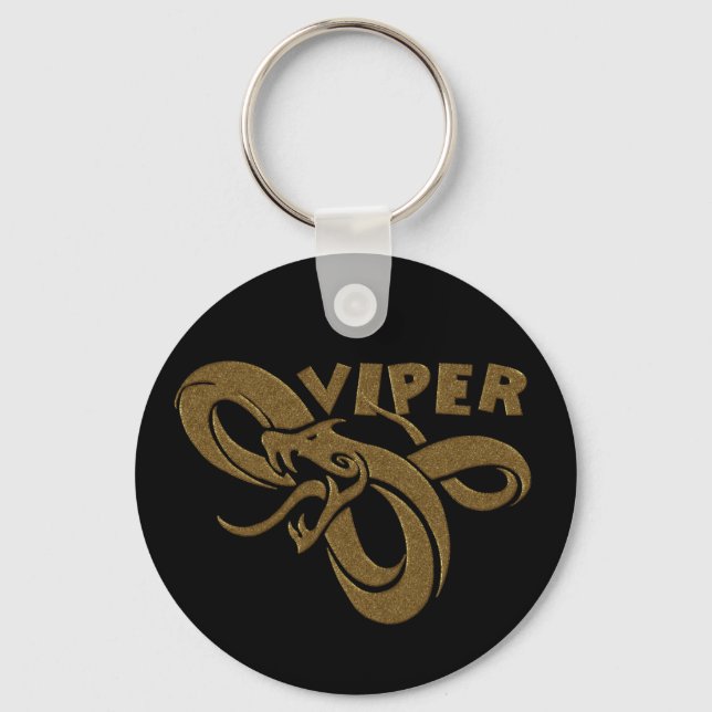 GOLD VIPER SCHLÜSSELANHÄNGER (Vorderseite)