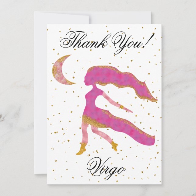 Gold Virgo 1er Anniversaire & Big Photo Merci (Devant)