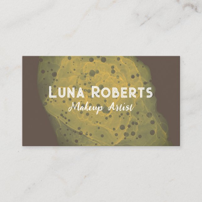 Gold-Visitenkarte Visitenkarte (Vorderseite)