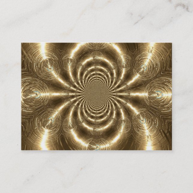 Gold Vortex Visitenkarte (Vorderseite)