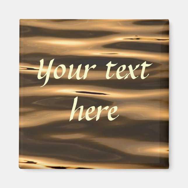 Gold Water Magnet (Vorne)