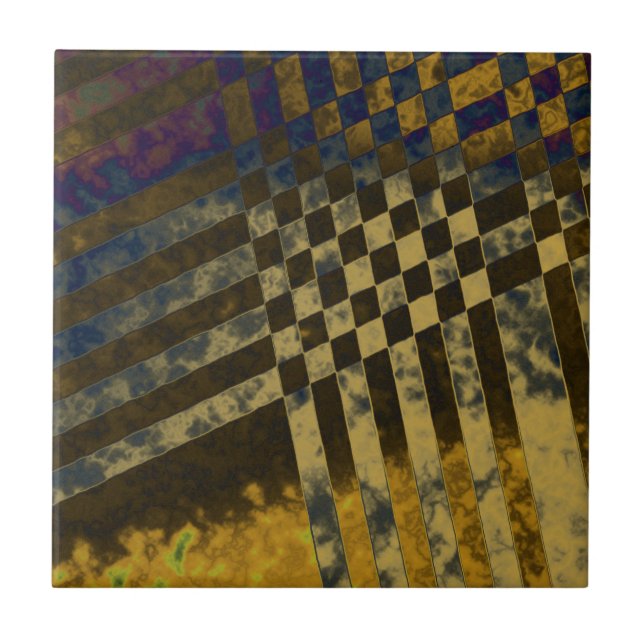 Gold Weave Fliese (Vorderseite)