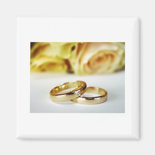 Gold Wedding Bands/Wedding Magnet (Vorne)