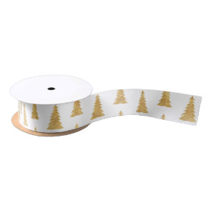 Gold Weihnachten Satinband