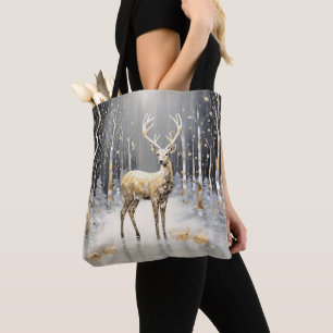 Gold Weihnachtsmann Weihnachtsfeiertage Tote Tasch Tasche