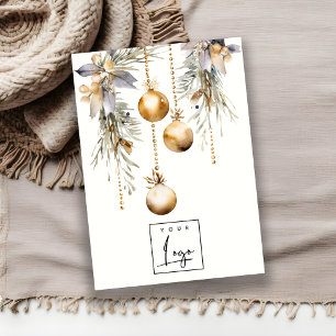 Gold Weihnachtsschmuck-Logo Offering Stud Holder Visitenkarte