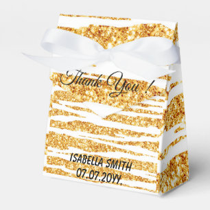 Gold Weiß Glitter Boho Beliebte Tiger Sammlung Geschenkschachtel