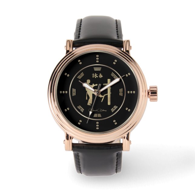 Gold Wing Chun Luxury Armbanduhr (Vorderseite)