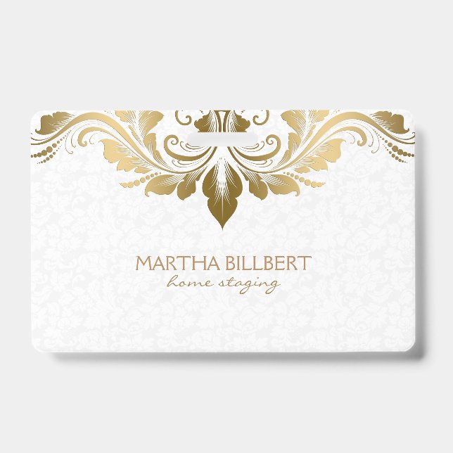 Gold Wirble Spitze Ausweis (Front)