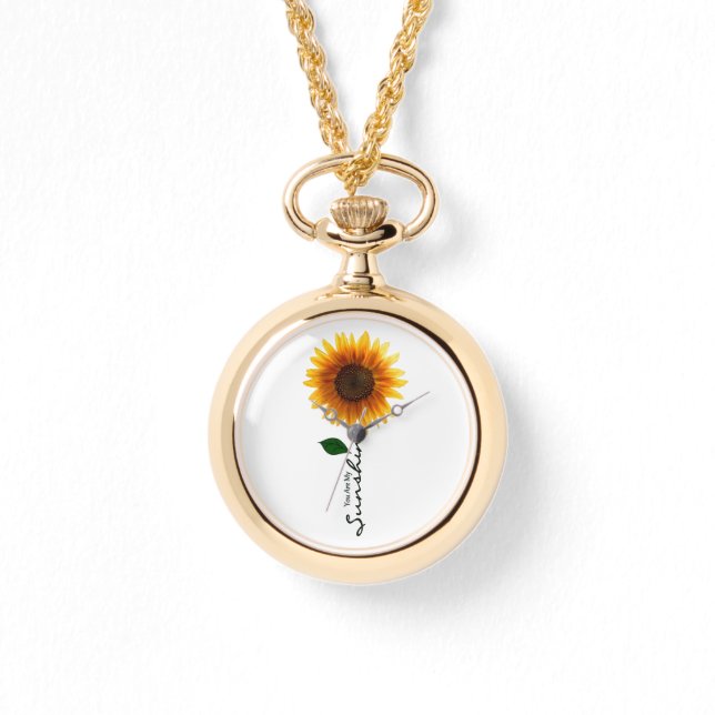 Gold Wrap-Around Watch - Sie sind mein Sonnenschei Armbanduhr (Vorderseite)