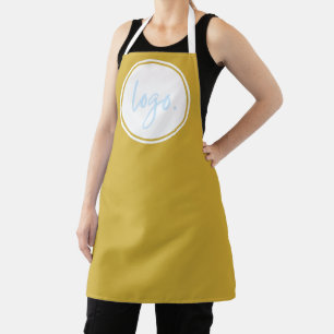 GOLD YELLOW BUSINESS LOGO BRANDPERSONAL UNIFORM SCHÜRZE