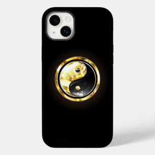 Gold Yin Yang auf schwarz Case-Mate iPhone 14 Plus Hülle
