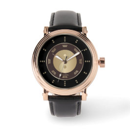 Gold Yin Yang Luxury Armbanduhr