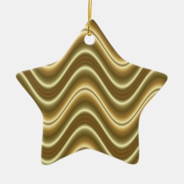 Gold zeichnet Muster Keramikornament (Vorne)