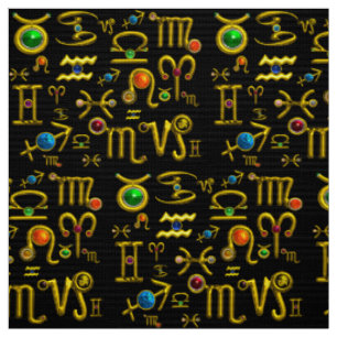 GOLD ZODIAC BIRTHDAY JEWELS,GEMSTONES,ASTROLOGIE STOFF