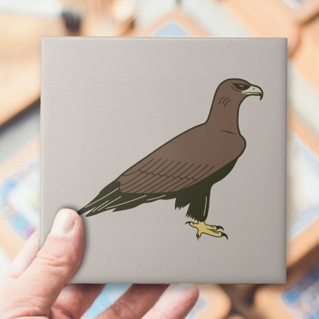 Goldadler Fliese (Golden Eagle Ceramic Tile)