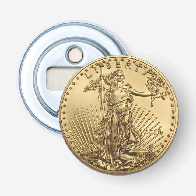 Goldadlermünze Flaschenöffner (Vorderseite)