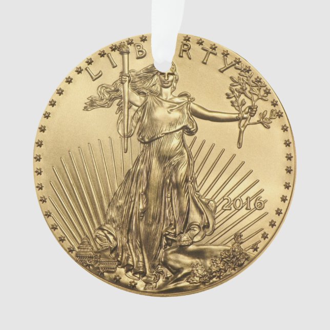 Goldadlermünze Ornament (Vorderseite)