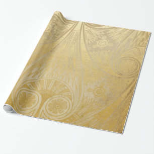 Goldägyptisches Rolle-Entwurfs-Geschenk-Packpapie Geschenkpapier