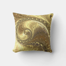 Goldaktien des Fraktals Kissen