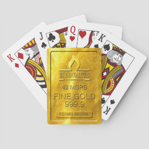 GoldBar-Spielkarten Spielkarten