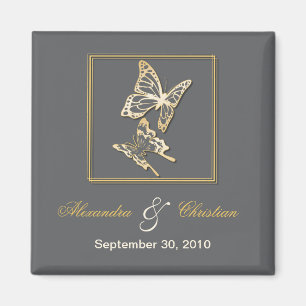 Goldbarmherzigkeit Save the Date Hochzeitsankündig Magnet