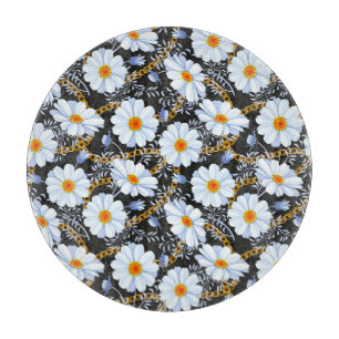 Goldbarock: Blumengestaltung Textur Schneidebrett