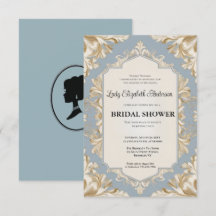 Goldbarren Bridgerton Brautparty Invit