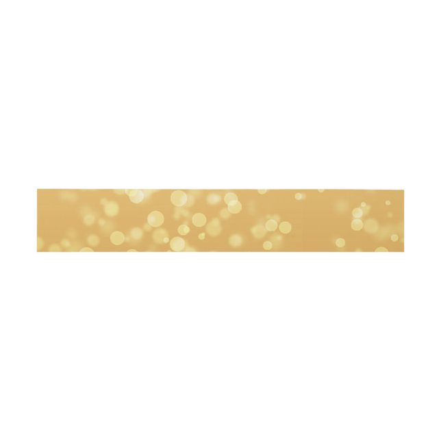 Goldbarren Einladungsbanderole (Flach)
