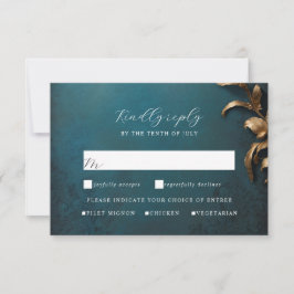 Goldbarsch mit Masquerade und blaue uAwg RSVP Karte
