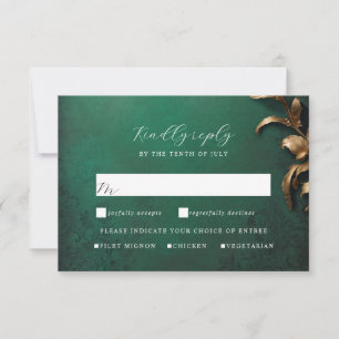 Goldbarsch mit Masquerade und grüne uAwg RSVP Karte